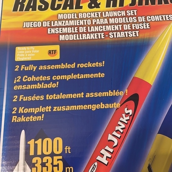 Estes Rascal & Hi Jinks model rocket launch set NWT - Picture 4 of 4